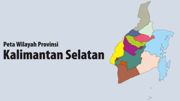 Peta Provinsi Kalimantan Selatan